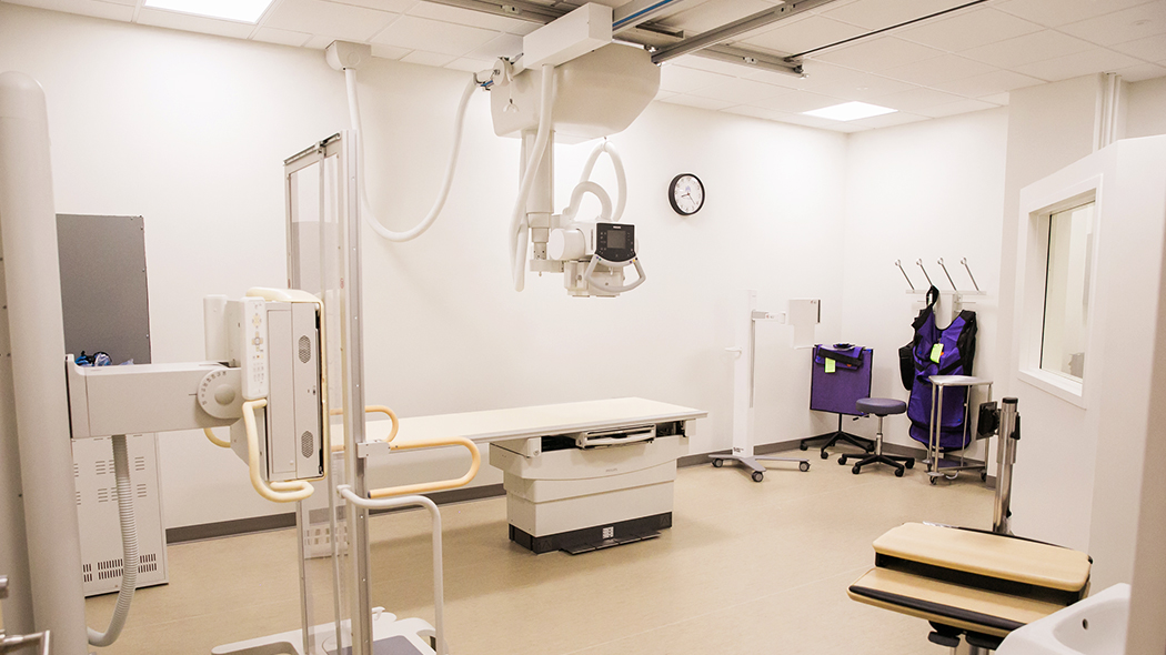 State-of-the-art digital radiography room