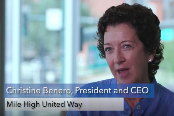 Christine Benero, President and CEO Mile High United Way