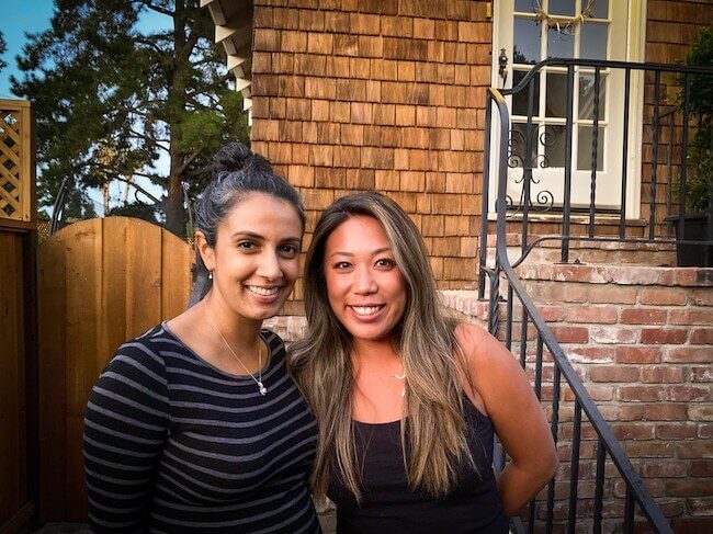 Dr. Leena Patel, left, with Dr. Alexandra Tee, right.